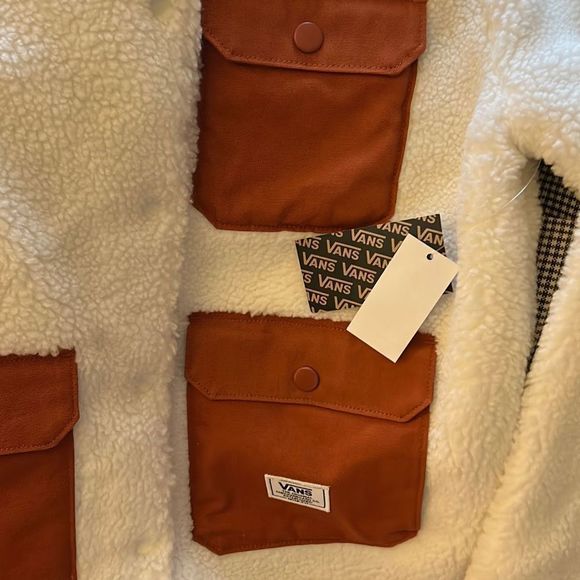NWT Vans Emma Sherpa Jacket Size Small - Picture 3 of 9